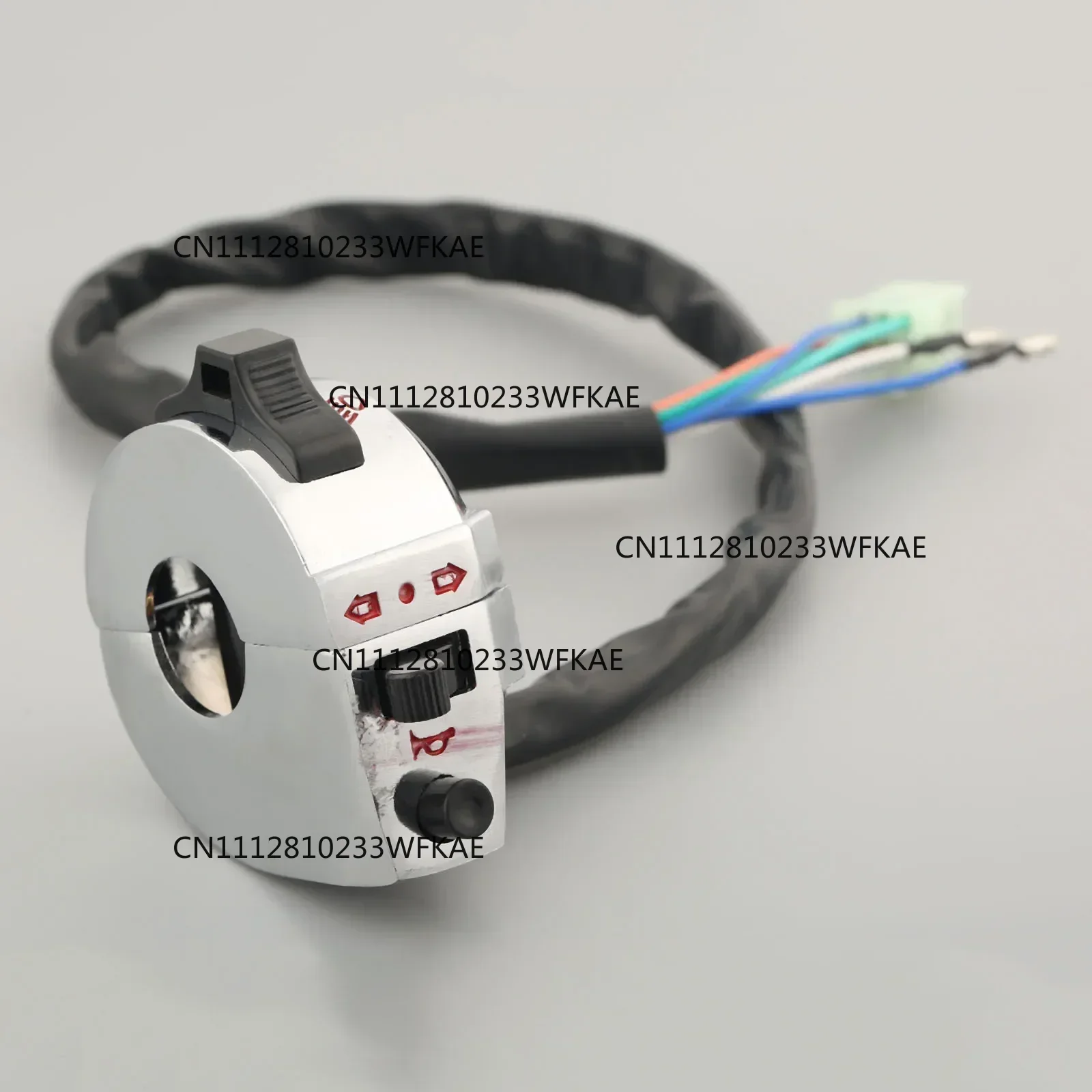 1Pc Aluminum Motorcycle Switch Light Turn Signal Horn Control Left Side for Honda Yamaha Suzuki Kawasaki  7/8