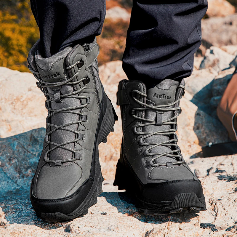 Men Army Boots Waterproof Ultrallight Safety Male High Quality Anti-Slip Tactical Boots Outdoor Breathable Camping Desert Boots - view 6