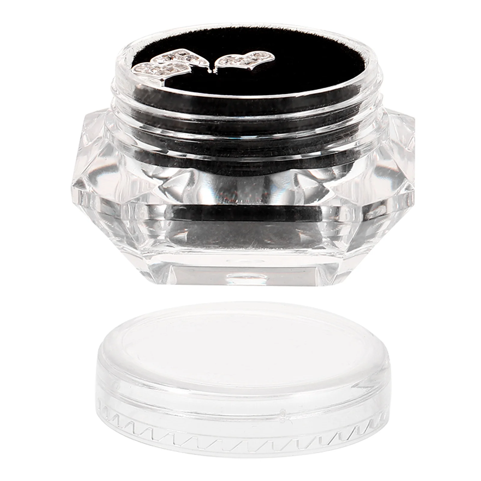 1 boîte d'ornements de dents en strass Style cœur, sourire scintillant, bricolage, matériaux sûrs et durables, légers, confortables, à porter