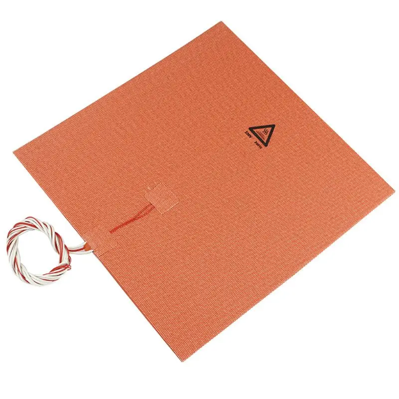 Silicone Heater Mat 220V 750W Thermistor Imported Hot Bed Rubber Heating Pad for 3D Printer Build Plate 300mm