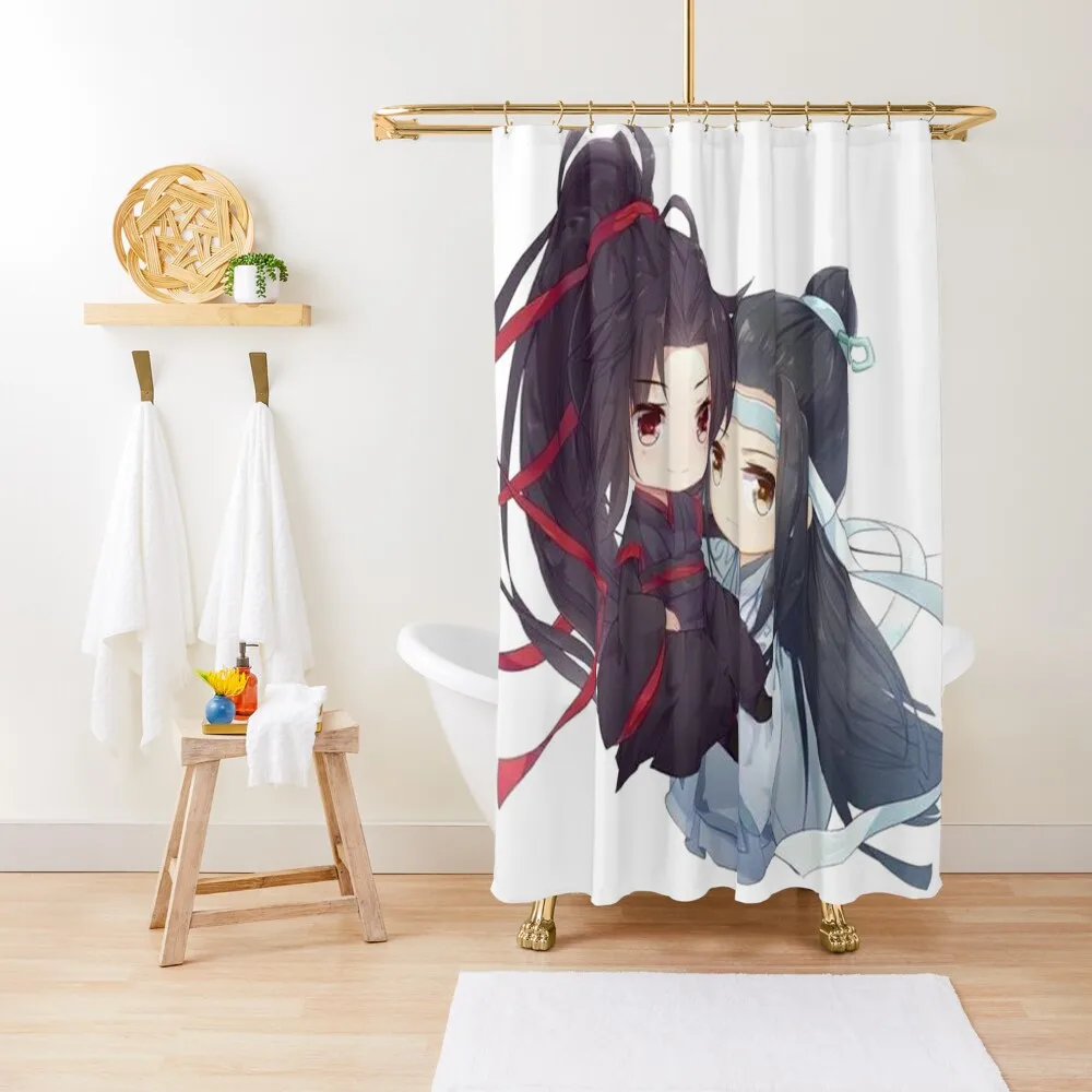 

CHIBI.WANGXIAN.MY.BRIDE Shower Curtain For Bathroom Elegant Bathroom In The Bathroom Curtain
