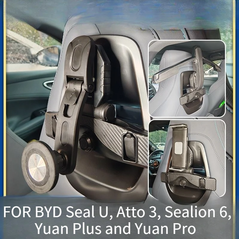 

Vehicle-mounted clothes hanger in hollow design, compatible FOR BYD Seal U, Atto 3, Sealion 6, Yuan Plus and Yuan Pro.Storage