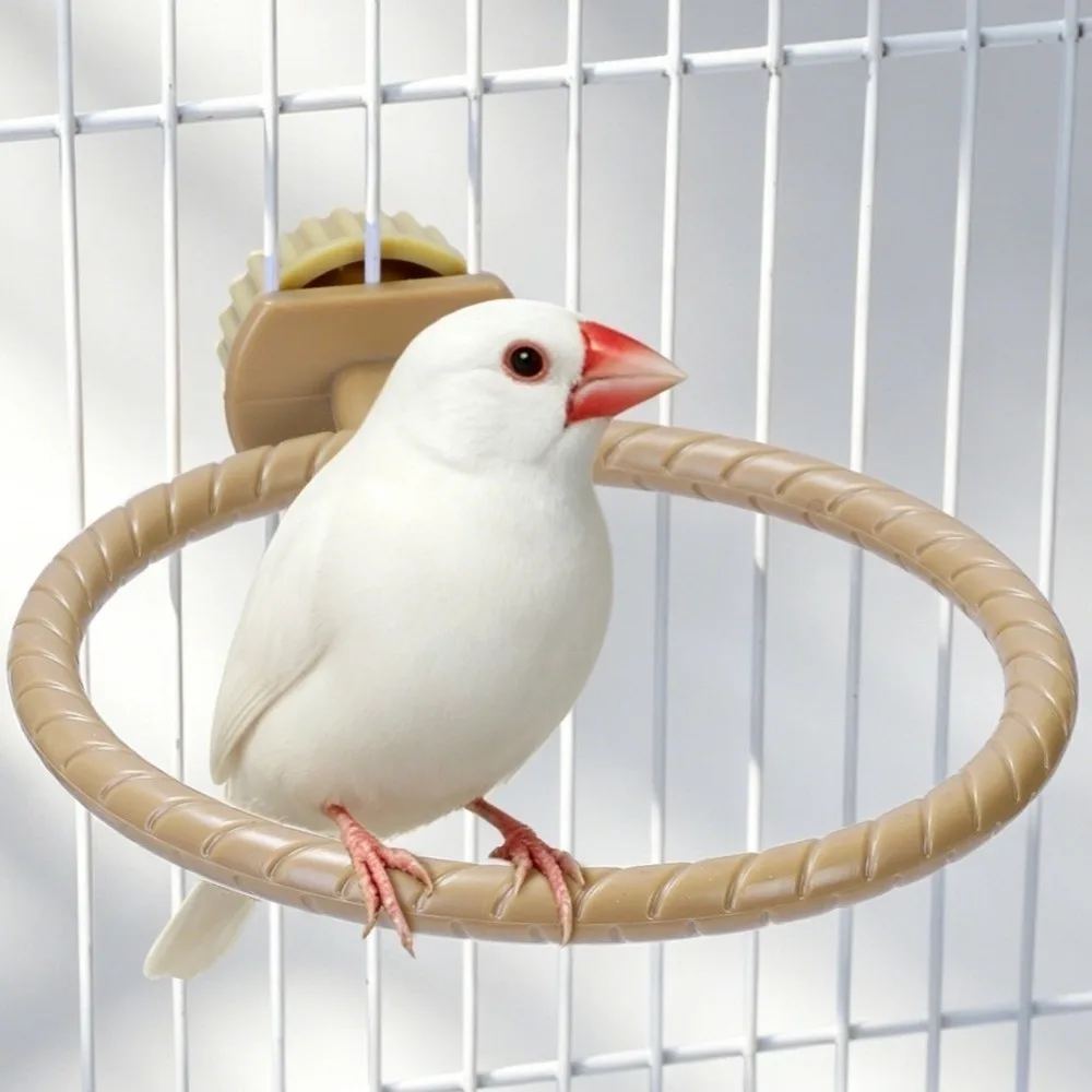 Bird Cage Bed Anti-Tip Bird Cage Hanging Nest Plastic Cozy Bird Breeding Nest Removable Warm Bird Nesting House Pet Habitat