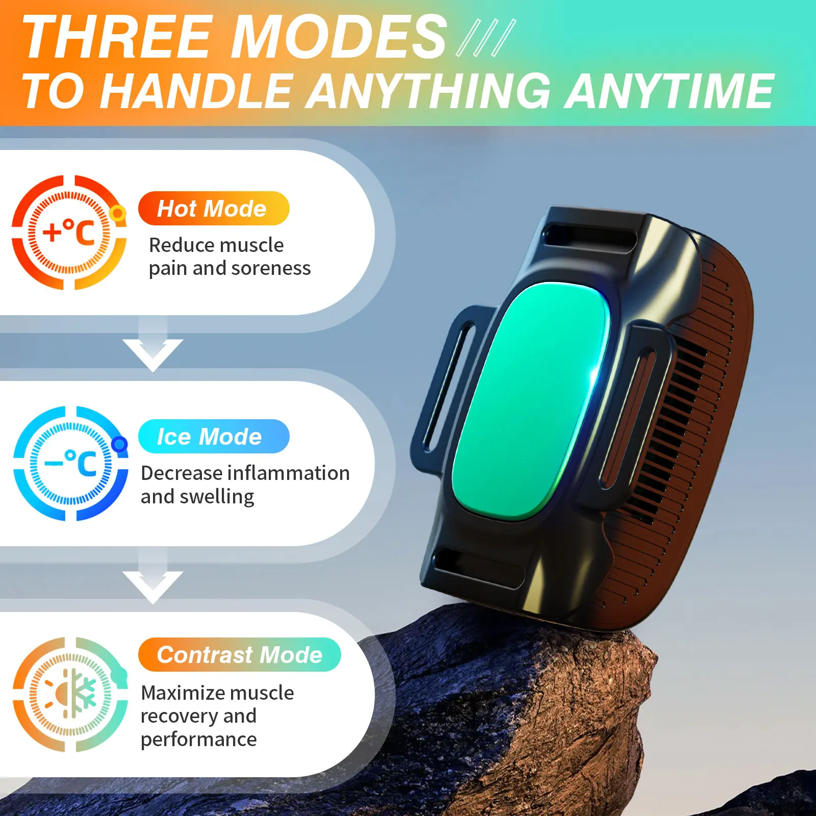 جهاز علاج بارد مبرد الركبة من DR·MCHIRS لتخفيف آلام الجسم علاج تسخين فوري إصابة رياضية لاستعادة العضلات العلاج بالتبريد #4