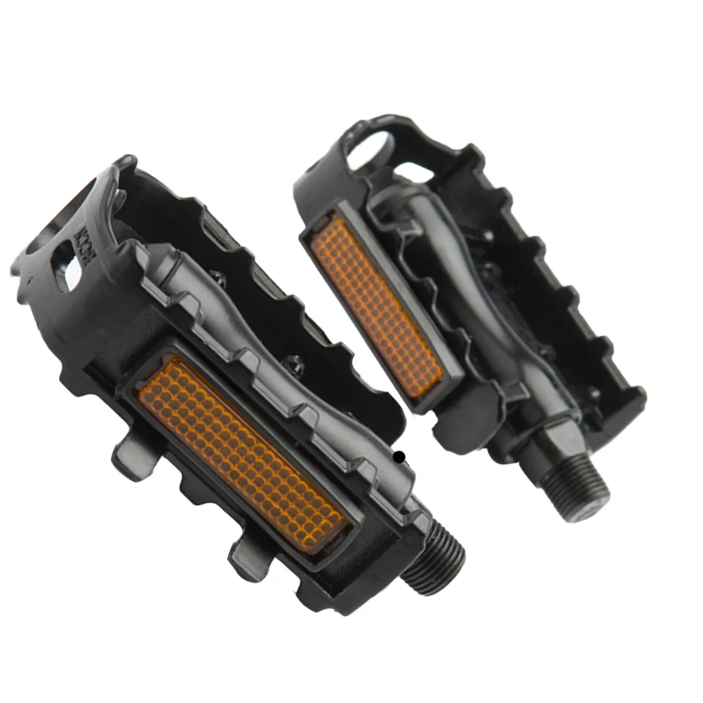 

of Aluminum Alloy Mountain Bike Pedals Anti Universal Platform for Road Fixed Gear Reflective Strip Cycling Shoes