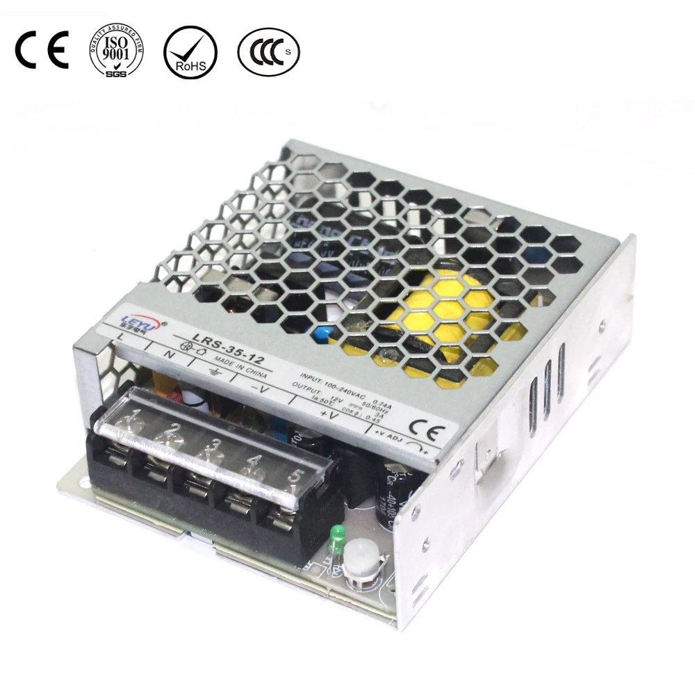 LRS-35 Mini Size Power Supply 35W 5V 12V 24V Switching Model Power Supply