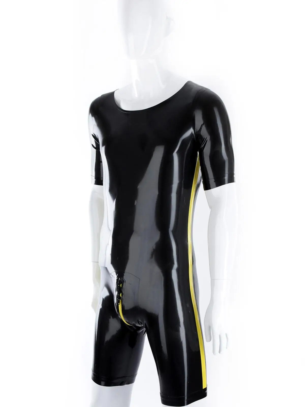 Sexy Catsuits Mannen Latex Leggings Latex Zentai Sexy Bodysuit Voor Mannen Fetish Latex Voor Mannen Sexy Volledige Masker Latex Shorts sexy