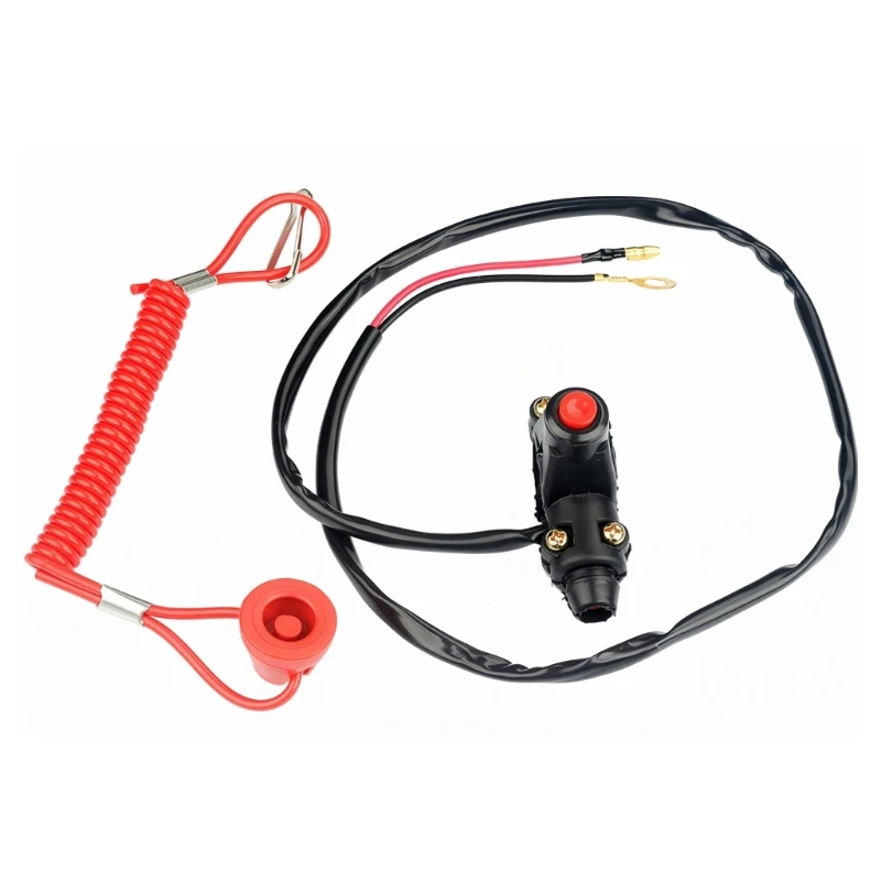 Handlebar Stop Control with Coiled Safety Lanyard for Training Use