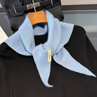 100% Wool Winter Scarf For Women Long Warm Cashmere Scarves Hijab Solid Lady Shawl Wrap Female Pashmina Bandana Head Scarfs New 6