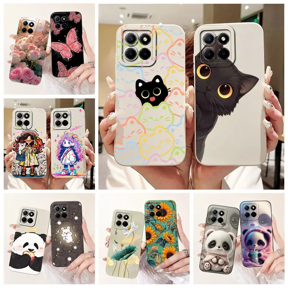 For Honor X8a X8b Case Cute Fashion Cartoon Cover Soft Silicone Phone Case For Honor X8b X 8a HonorX8a HonorX8b Back Cover Coque