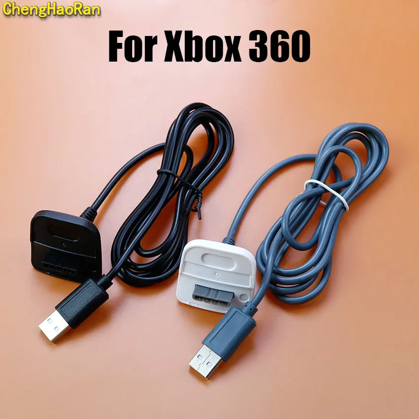 

ChengHaoRan 1.5m USB Single Double Non Magnetic Ring Charging Cable For Xbox 360 Controller Connection Cord