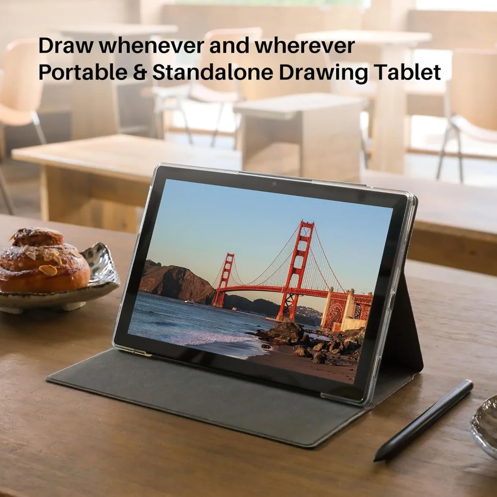 Kamvas Slate 10 Standalone Drawing Tablet No Computer Needed with Full-Laminated Screen