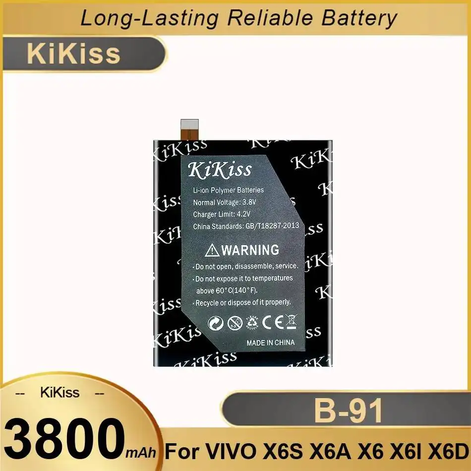 

3800Mah High Performance For Vivo X6S X6A X6 X6l X6D Durable B-91 Mobile Phone Battery