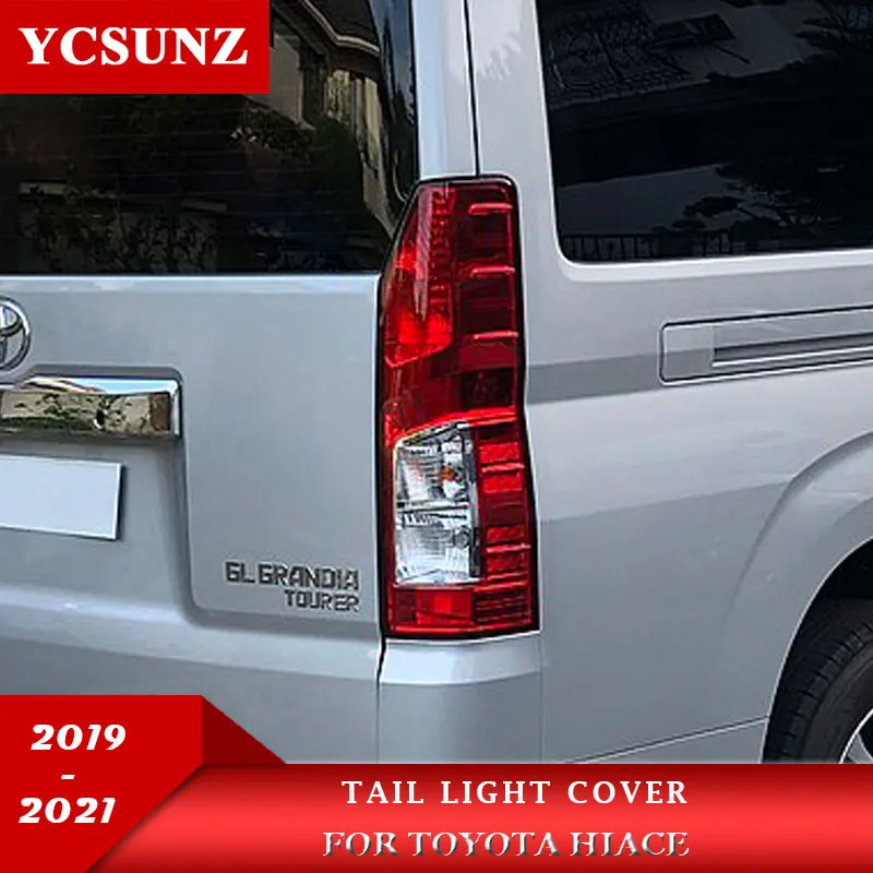 

Задняя крышка для светильник Противотуманные фары для Toyota Hiace Commuter Van Quantum 2019 2020 2021 аксессуары для внешней лампы YCSUNZ