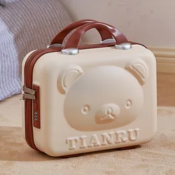 Luggage14Women's Inch Cosmetic Case16Bear Mini Password Suitcase Handbag Gift Box