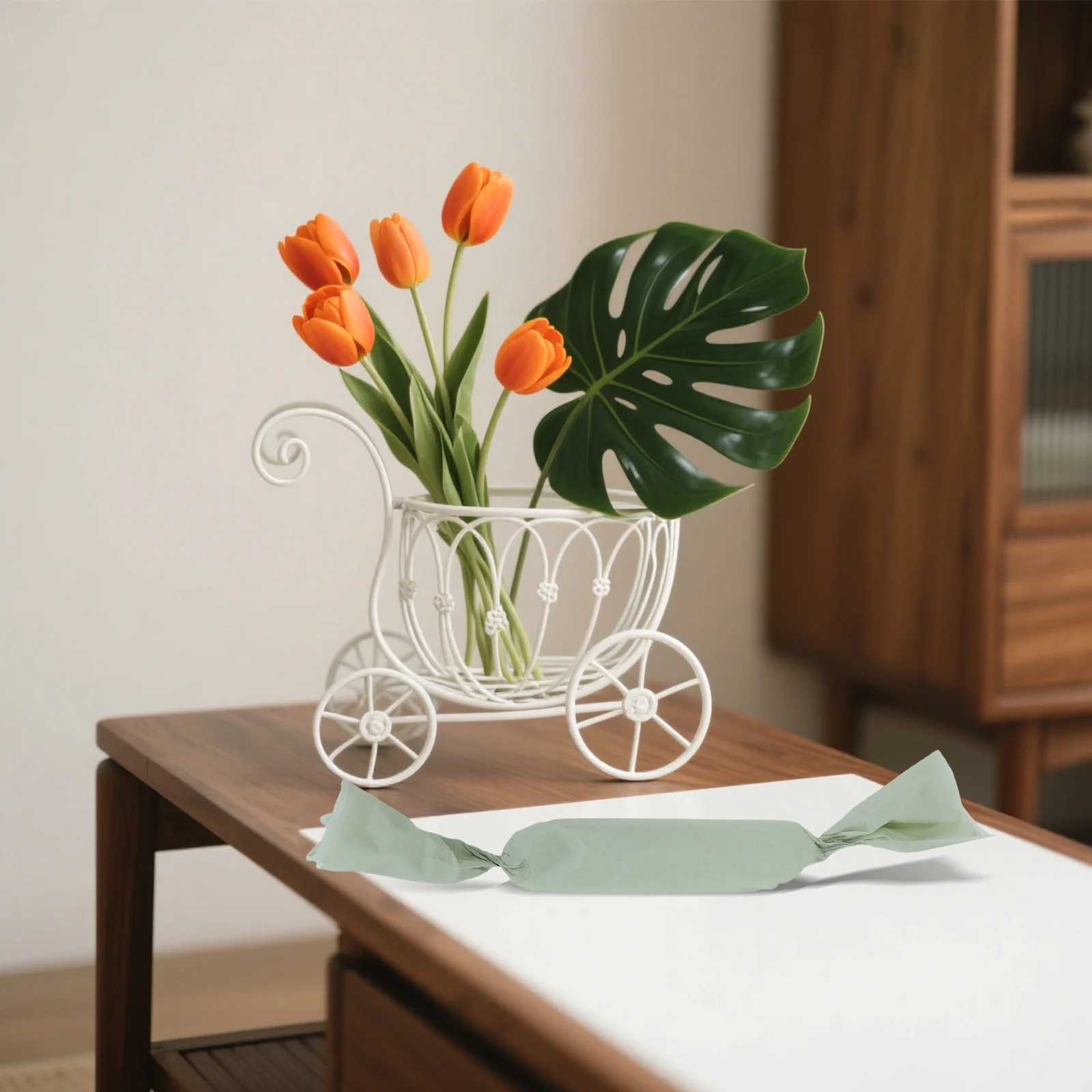 

Gift Wrapping Paper 50X35Cm Sage Green Tissue Sheets For Flower Bouquet Packaging Wedding Christmas Party Supplies Craft