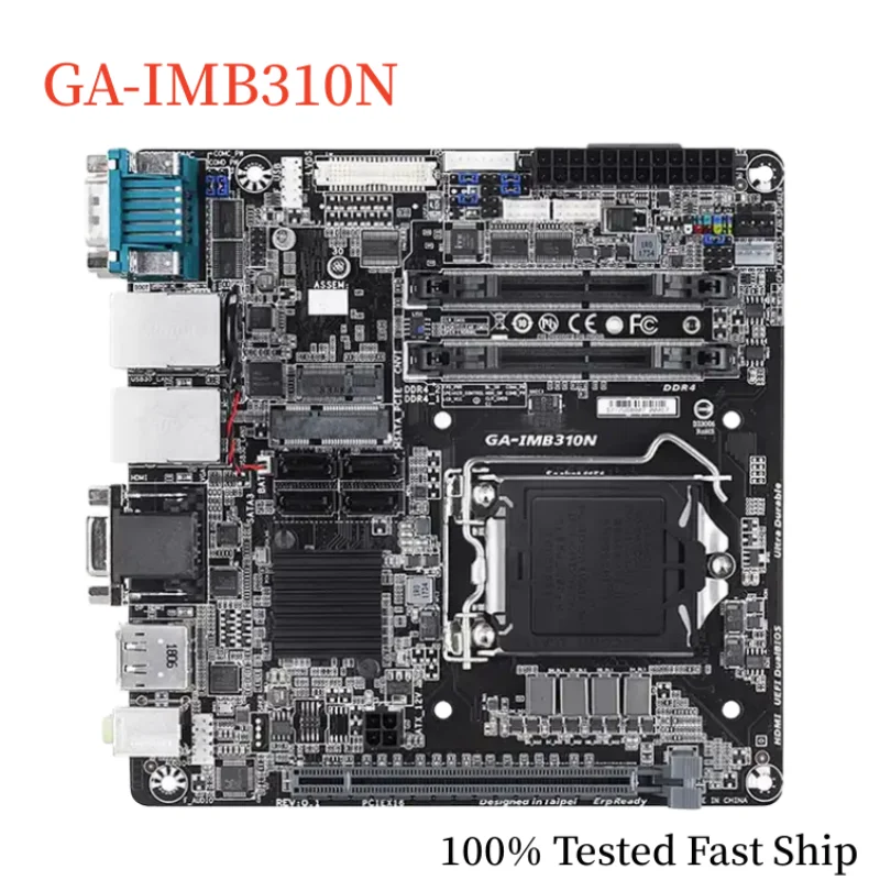 

Для Gigabyte GA-IMB310N материнская плата H310 32GB LGA1151 DDR4 Mini-ITX материнская плата 100% протестирована Быстрая доставка