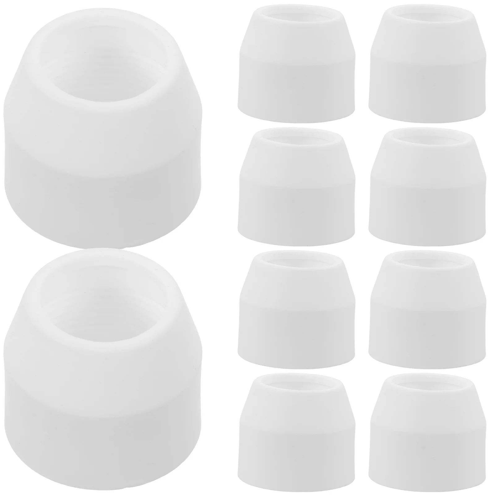 

10Pcs Tig Ceramic Welding Cups Protective Nozzle Cups Plasma Cutting Torch Cup Durable Welding Accessory Tig Torch Kit
