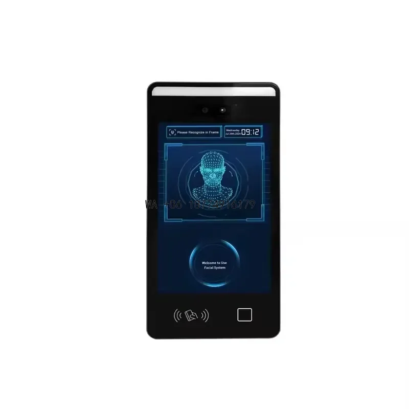 wmwmnu Customizable 3D Visible Face Recognition Terminal Door Access Control and Time Attendance Face Recognition Biometric