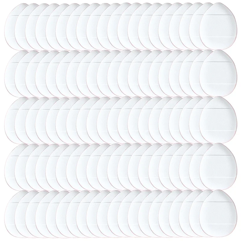 50/100 個ミニフィンガースポンジパフ化粧パフコンシーラーファンデーションエアクッション化粧品ツールドライウェット女性のための美容卸売