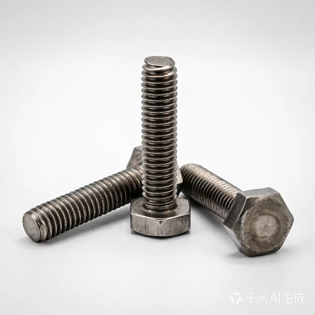 M8 M10 DIN933 GR2 Titanium Hex Bolt