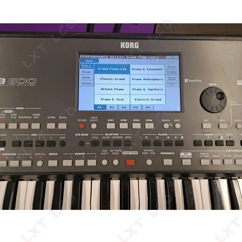 

Оригинальный ЖК-экран для KORG PA600 PA900, оригинальный новый 7-дюймовый сенсорный ЖК-дисплей для KORG PA600 PA900, экран