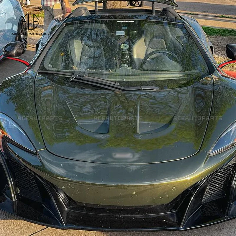 

Для 2012-2017 McLaren MP4-12C 650S крышка двигателя из углеродного волокна P1 стиль капот автоаксессуары FRP крышка капота для 650s