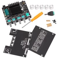 B02B-ZK-MT21 2.1 Channel Bluetooth 5.0 Subwoofer Amplifier Board 50WX2+100W Power Audio Stereo Amplifier Board Bass AMP AUX