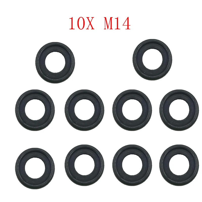 10X For Vauxhall Astra Zafira Astra Corsa Vx220 Insignia Vectra Auto Engine Oil Pan Screw Washer Rubber Washer Gasket