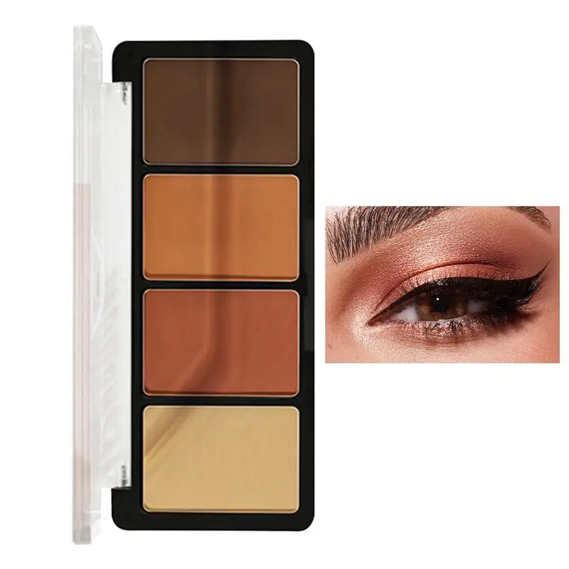 Eyeshadow Palette Makeup Matte Makeup Eyeshadow Palle 4 Colors Colors Make Up Eye Shadows Bright Color Eye Make-up Palette For