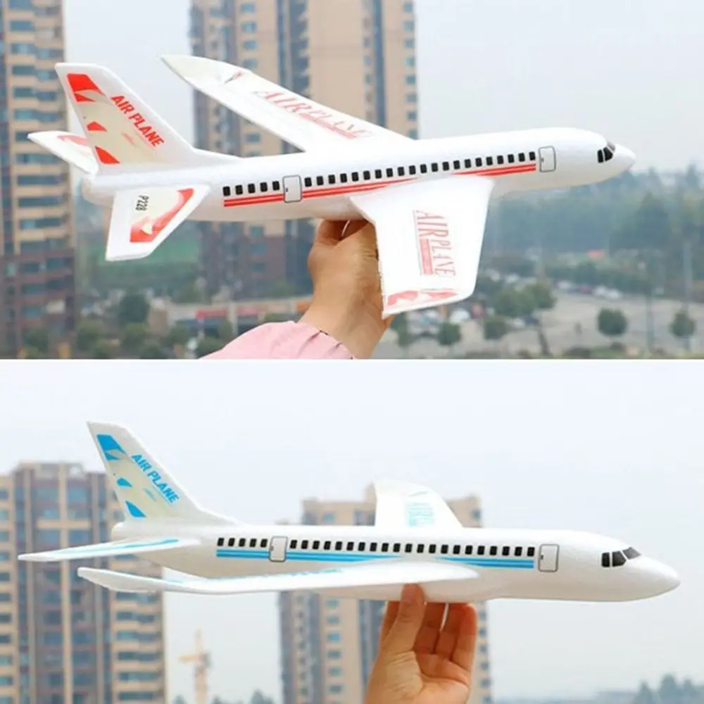 High Quality 49*45cm Foam Glider Airplane Large 2 Colors Hand Throwing Planes Flight Model Outdoor Hand Throwing Toys