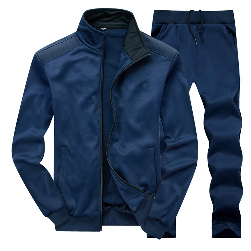 Maxulla-chándal informal con capucha para hombre, conjunto de 2 piezas, chaquetas y pantalones, ropa deportiva para correr, otoño