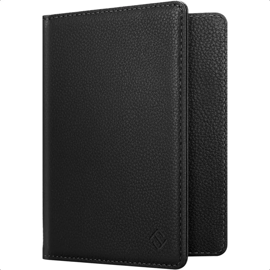 

Passport Holder Slim Travel Wallet RFID Blocking Card Case Cover Passport Cover Protector Essentials with Credit Card Slots for