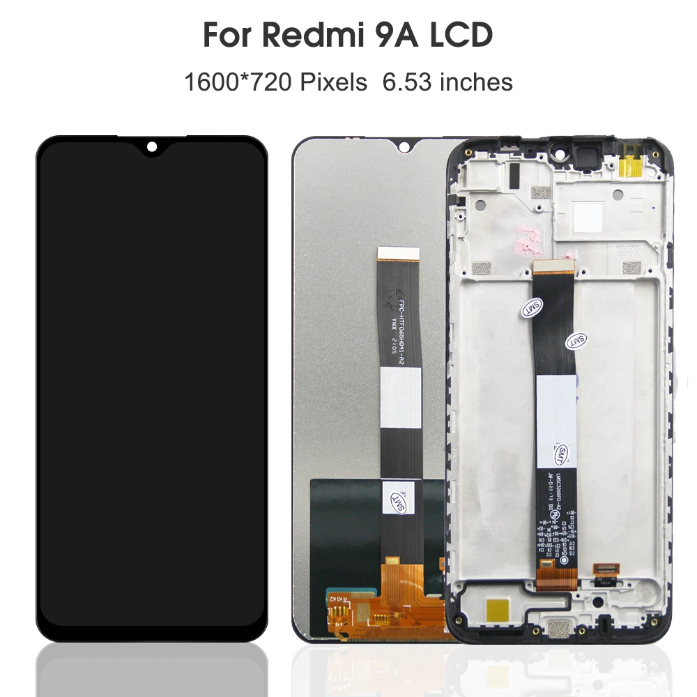 For Xiaomi Redmi 9A 6.53\'\'For  Redmi 9C M2006C3LG M2006C3LI LCD Display Touch Screen Digitizer Assembly Replacement