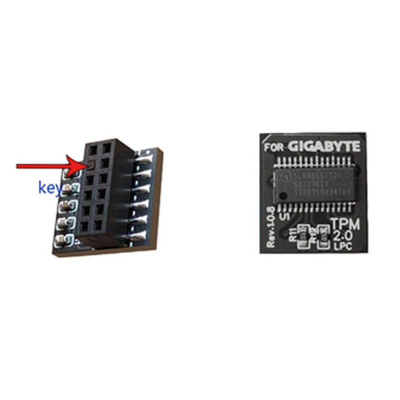 Лучшие предложения модуль безопасности шифрования TPM 2,0 Удаленная карта Windows 11 обновление TPM2.0 модуль для материнских плат GIGABYTE