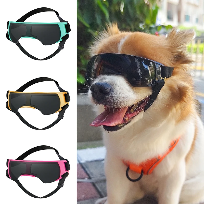 New Design Pet Glasses for Small Medium Dogs Outdoor Riding Puppy Dog Sunscreen Sunglasses Goggles mascotas Accessories Supplies