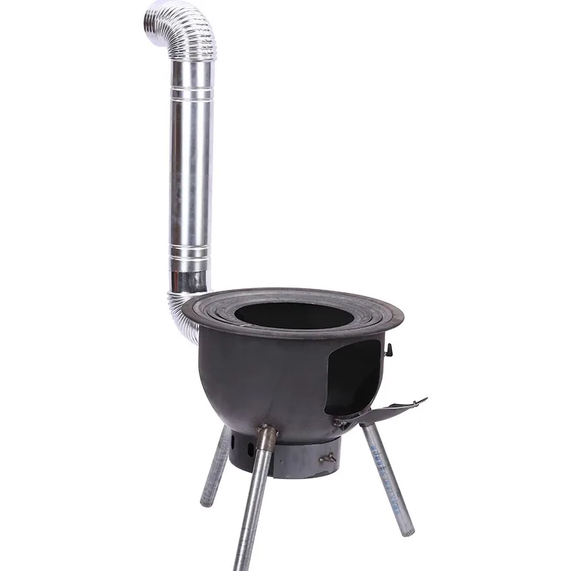 New wood stove, household firewood, rural mobile firewood , cauldron , outdoor smokeless , floor pot stove