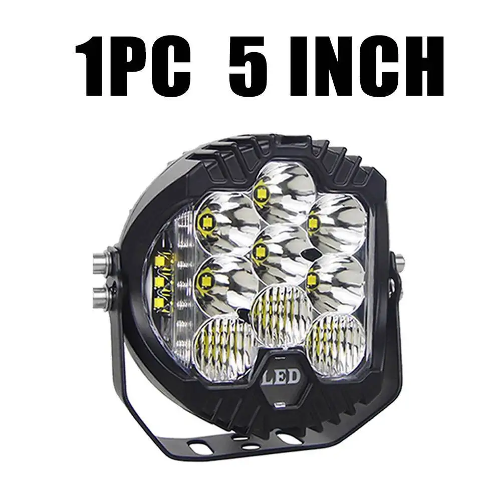 3 ''5'' 7 ''Automobiel LED Sport Werklampen Voor Lada Offroad 4X4 Voertuig Extra verlichting Led 7 INCH Combo Rijden Lamp Koplamp - afbeelding 1