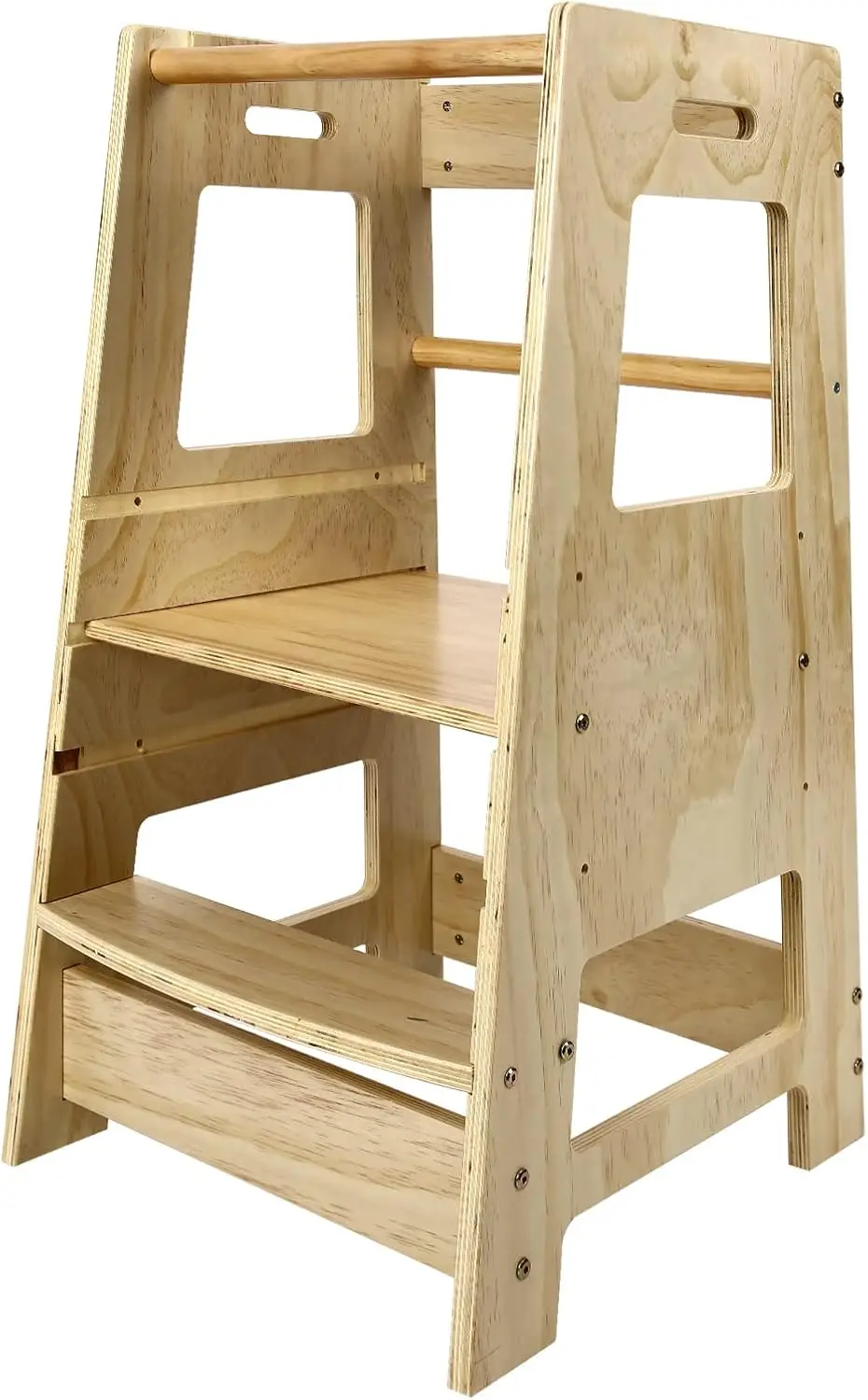 Standing Tower Stool for Kids, altura ajustável, cozinha aprendendo, criança