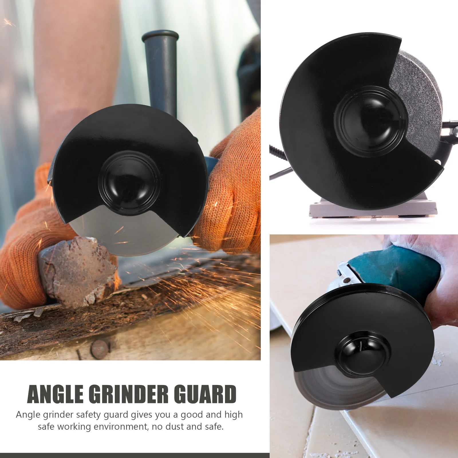 อุปกรณ์ป้องกันเครื่องเจียรไฟฟ้า 150 มม. น้ำหนักเบา ทนทาน ผลิตจากพลาสติก อะไหล่เครื่องมือไฟฟ้า ด้านซ้าย