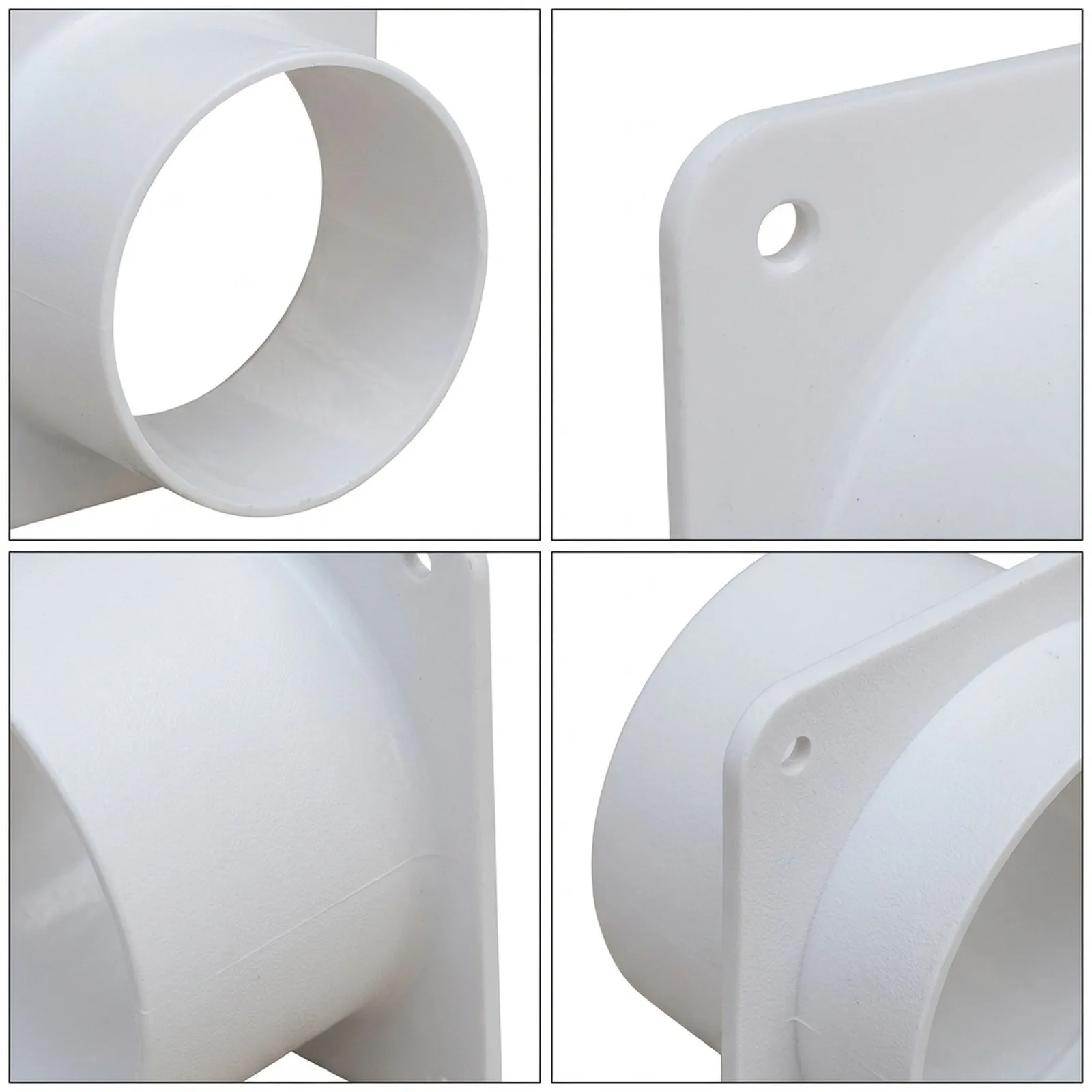 For Exhaust Flange Joint for Portable AC Units Supporting Standard Duct Sizes Including 100mm 150mm 200mm Options