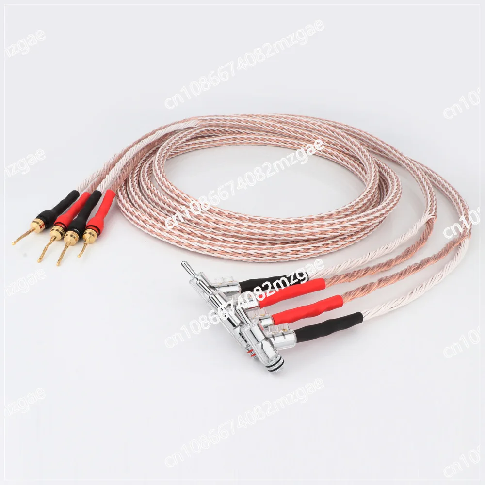 

Высококачественный акустический кабель 12TC из меди OCC с плетеным разъемом
