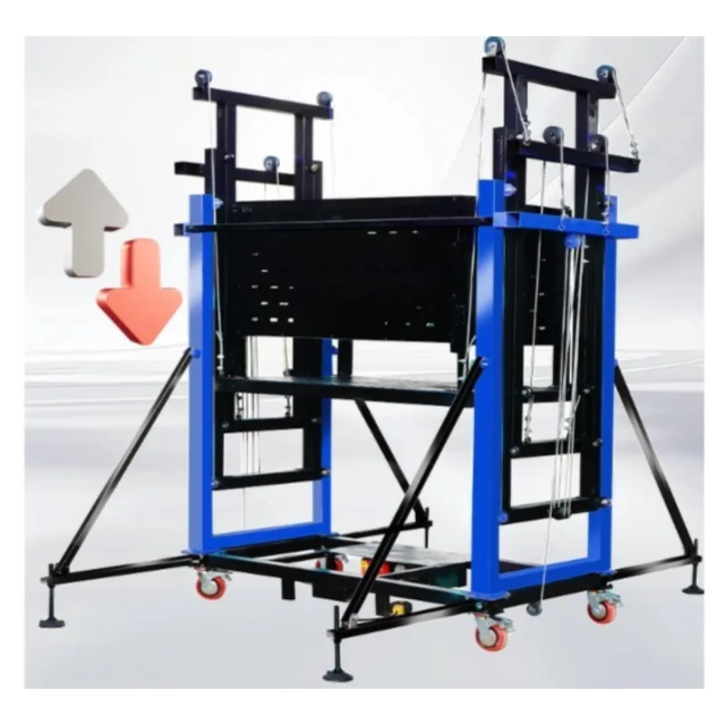 

Electric Scaffolding Lift Mobile Lifting Platform Automatic Remote Control Folding Hoist