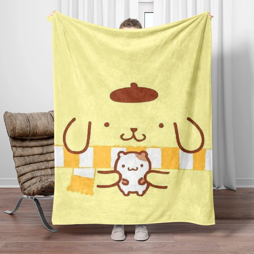 Sanrio Cute cartoon  Blanket. Seasonal blankets. Used for sofas, beds, living rooms, travel picnics, blankets, girl gifts,