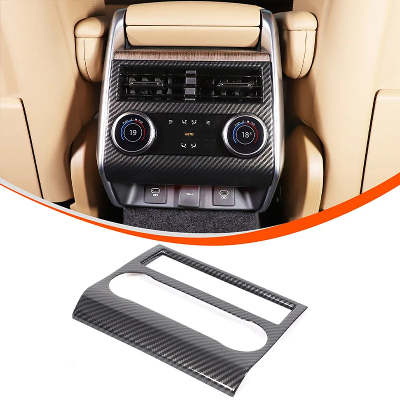 For Land Rover Range Rover Sport Vogue L460 2023-2025 ABS Carbon Fiber Car Rear Air Outlet Decorative Frame Car Accessories