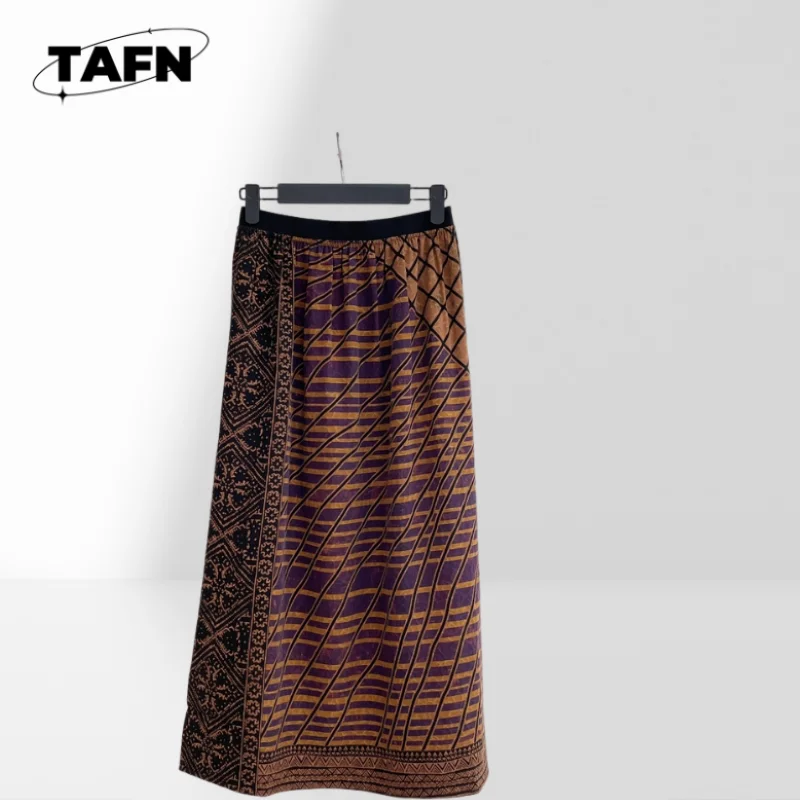 軽量 A ラインスカート女性用ソリッドカラーハイウエストミディソフトサマーミディスカート女性用高快適 A ラインデザインAH1634