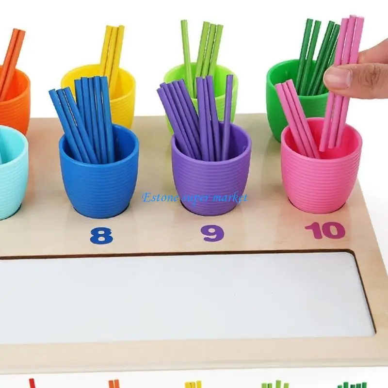 090B 子供番号学習色分類おもちゃ番号認知脳開発おもちゃ