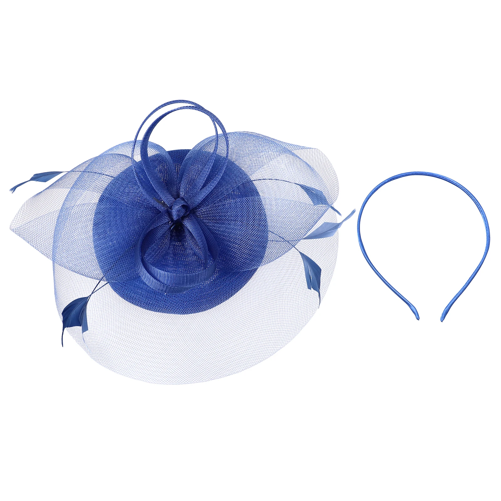 

Mesh Headb Women Elegant Retro Hair Accessories Wedding Party Hat Fascinators Vintage Gloves Bobby Pins