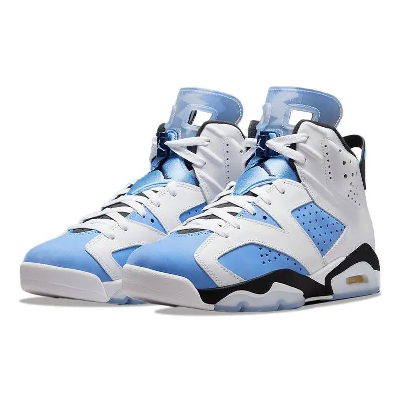 Nike Air Jordan 6 Retro 'UNC Home' Sneakers shoes CT8529-410 With Original Box