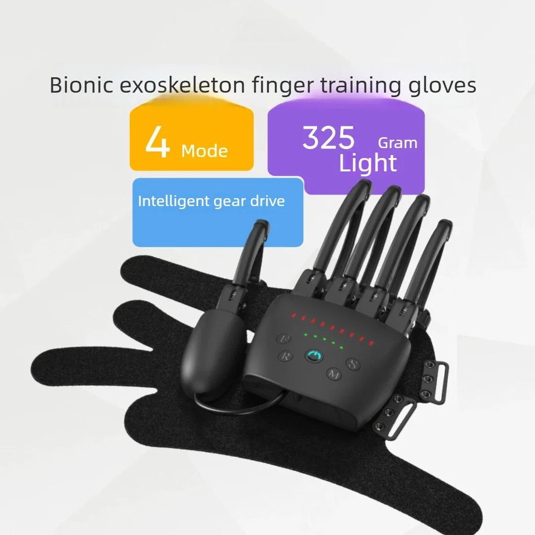 Bionic Rehabilitation Glove, Finger Mobility Training Device for Stroke, Brain Injury and Paralysis Rehabilitation
